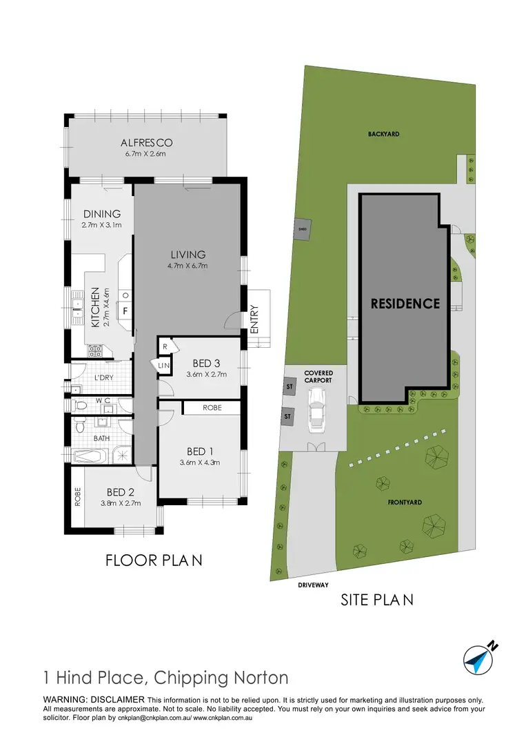 Floorplan of Homely house listing, 1 Hind Place, Chipping Norton NSW 2170