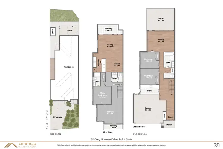 Floorplan of Homely house listing, 52 GREG NORMAN DRIVE, Point Cook VIC 3030