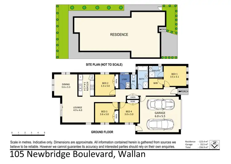 Floorplan of Homely house listing, 105 Newbridge Bvd, Wallan VIC 3756