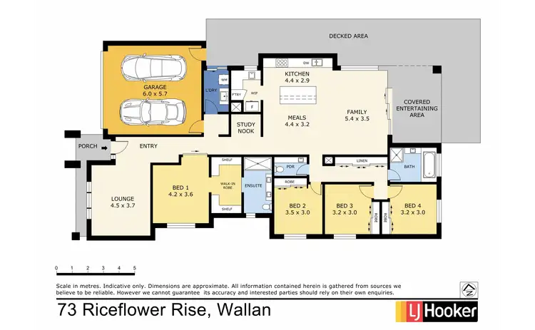 Floorplan of Homely house listing, 73 Riceflower Rise, Wallan VIC 3756