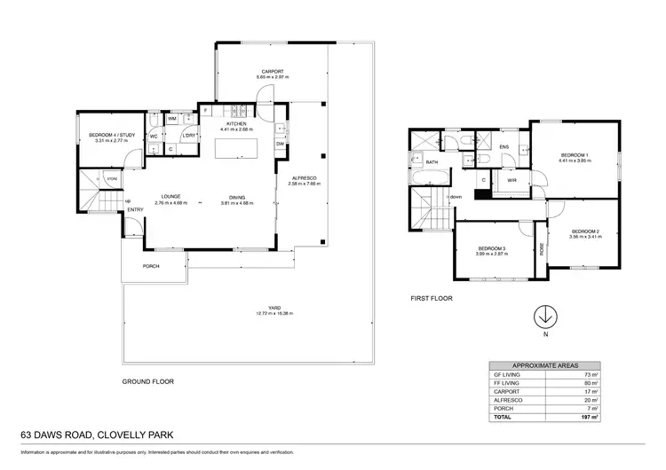 Floorplan of Homely house listing, 63 Daws Road, Clovelly Park SA 5042