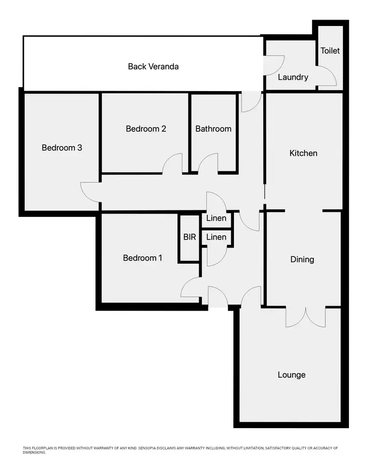 Floorplan of Homely house listing, 5 Bell St, Beulah VIC 3395