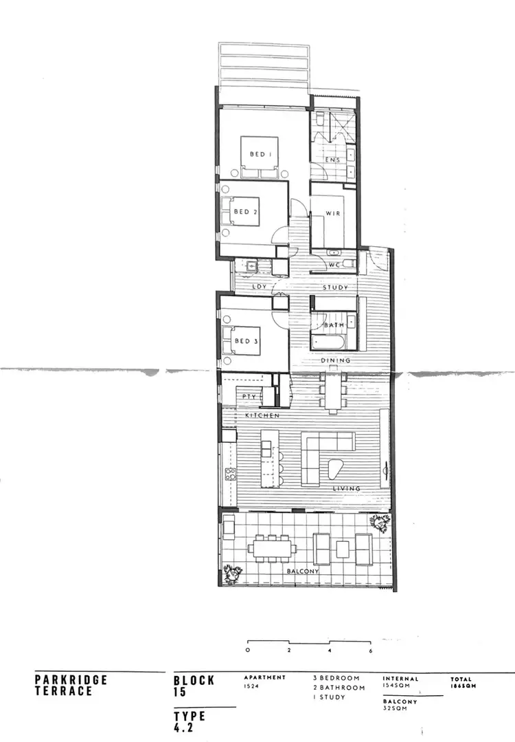 Floorplan of Homely apartment listing, 1524/1 Lakeview Rise, Noosa Heads QLD 4567