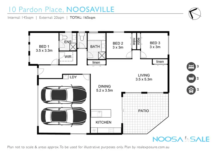 Floorplan of Homely house listing, 10 Pardon Place, Noosaville QLD 4566