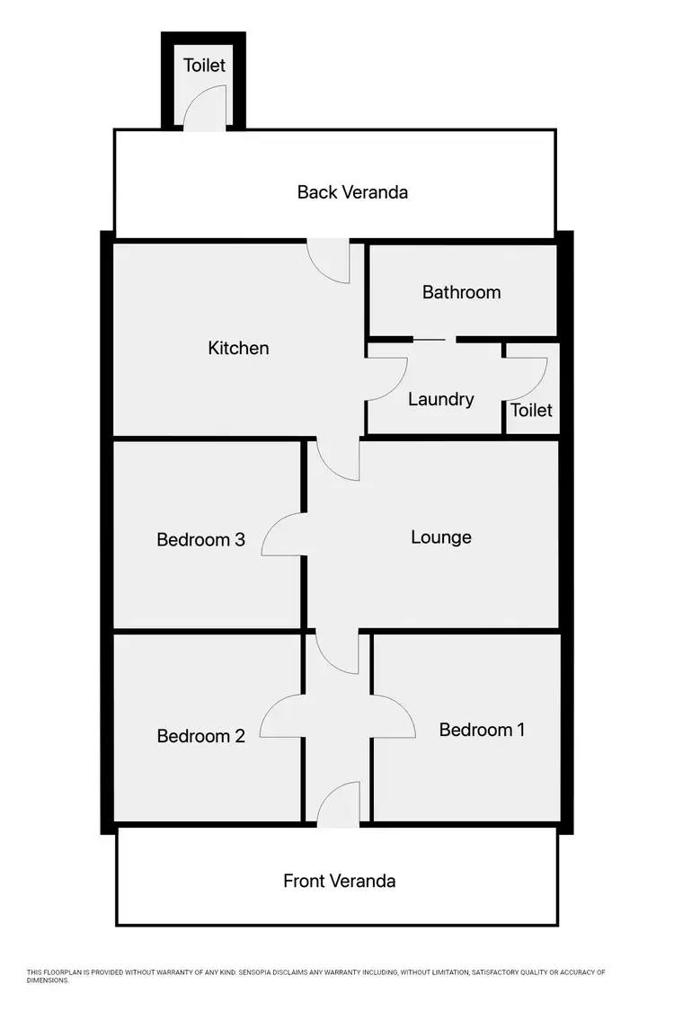 Floorplan of Homely house listing, 15 Duncan St, Birchip VIC 3483