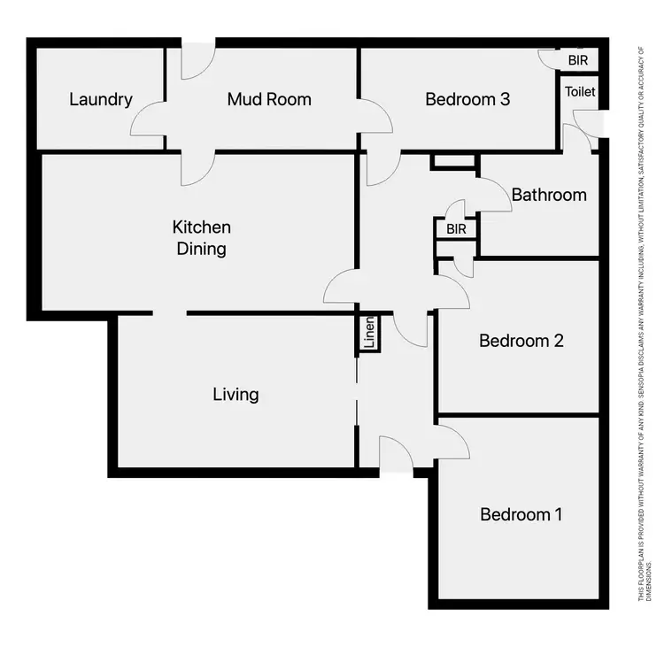 Floorplan of Homely house listing, 6 Clark St, Watchem VIC 3482
