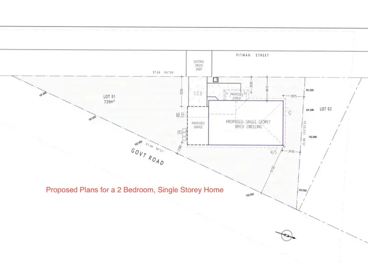 Floorplan of Homely land listing, 41 Pitman Street, Chewton VIC 3451