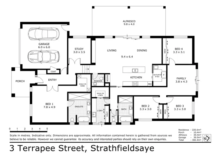 Floorplan of Homely house listing, 3 Terrapee Street, Strathfieldsaye VIC 3551
