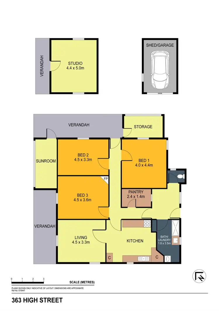 Floorplan of Homely house listing, 363 High Street, Golden Square VIC 3555