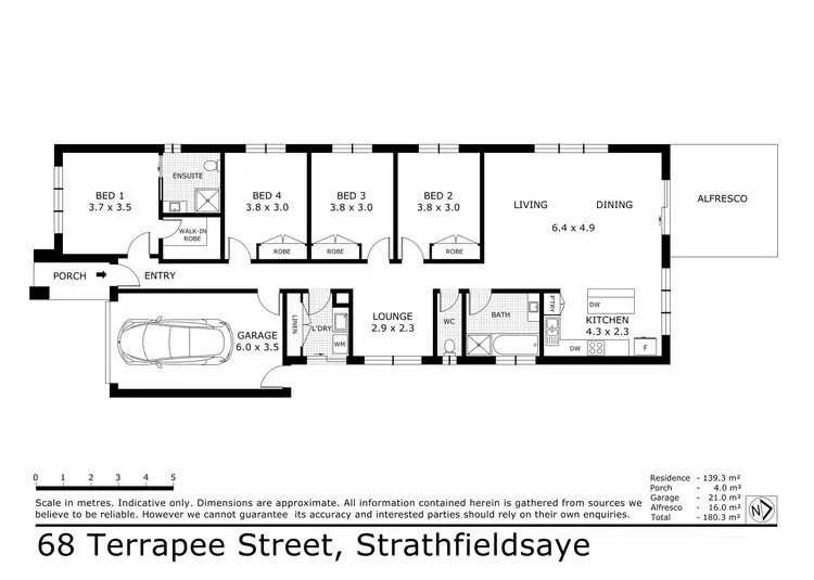 Floorplan of Homely house listing, 68 Terrapee Street, Strathfieldsaye VIC 3551