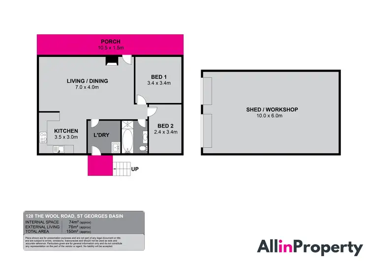 Floorplan of Homely house listing, 128 The Wool Road, St Georges Basin NSW 2540