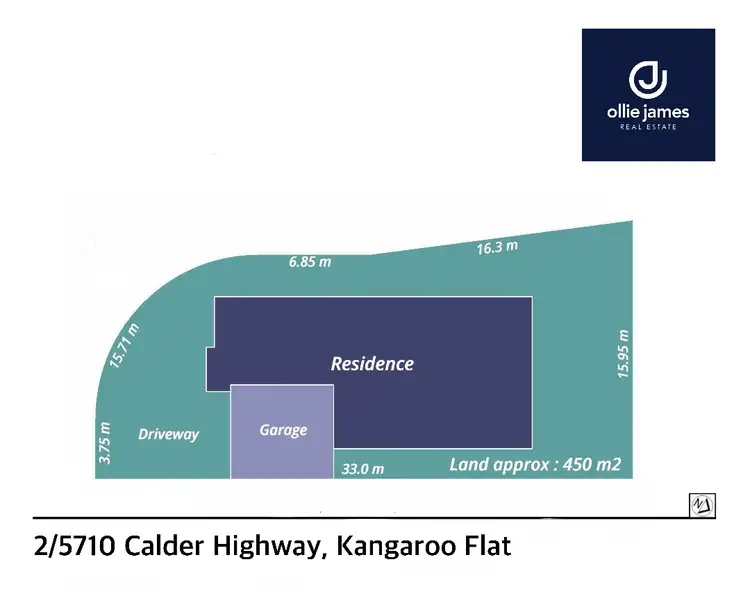 Floorplan of Homely house listing, 2/5710 Calder Highway, Kangaroo Flat VIC 3555