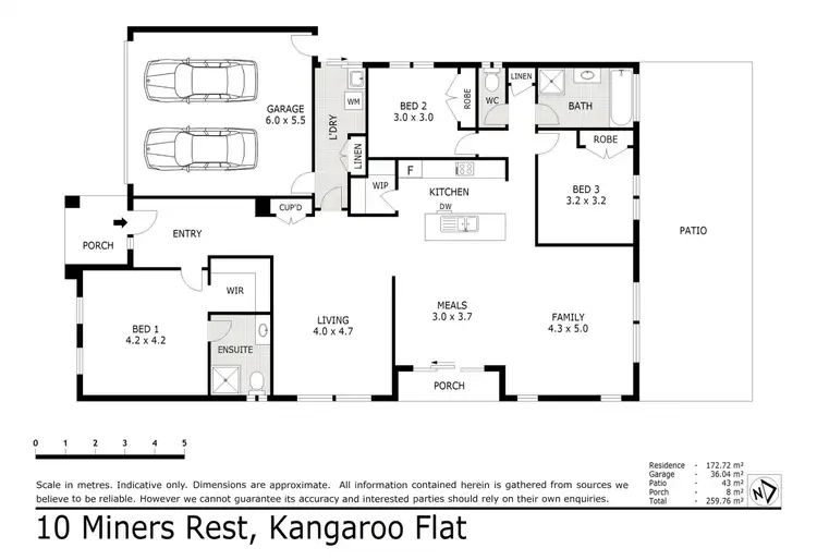 Floorplan of Homely house listing, 10 Miners Rest, Kangaroo Flat VIC 3555