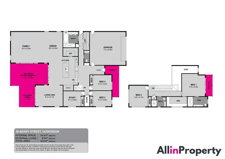 Floorplan of Homely house listing, 36 Berry Street, Huskisson NSW 2540