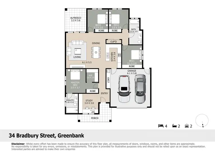 Floorplan of Homely house listing, 122-132 Andrew Road, Greenbank QLD 4124
