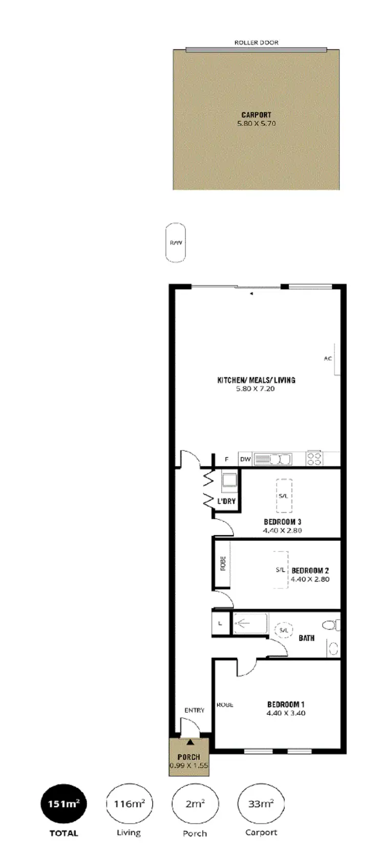 Floorplan of Homely house listing, 3 Jeffrey Road, Munno Para West SA 5115