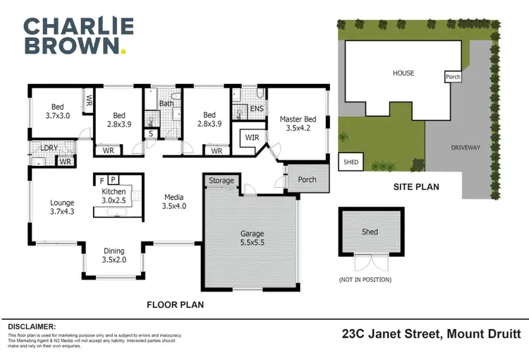 Floorplan of Homely house listing, 23C JANET STREET, Mount Druitt NSW 2770