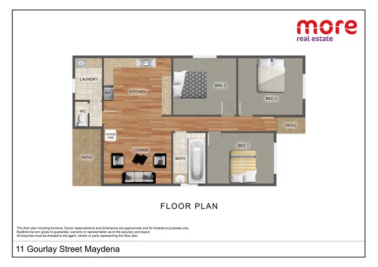 Floorplan of Homely house listing, 11 Gourlay Street, Maydena TAS 7140
