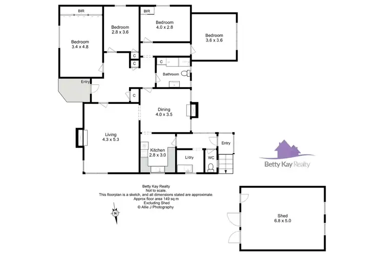Floorplan of Homely house listing, 34 Emmett Street, Smithton TAS 7330