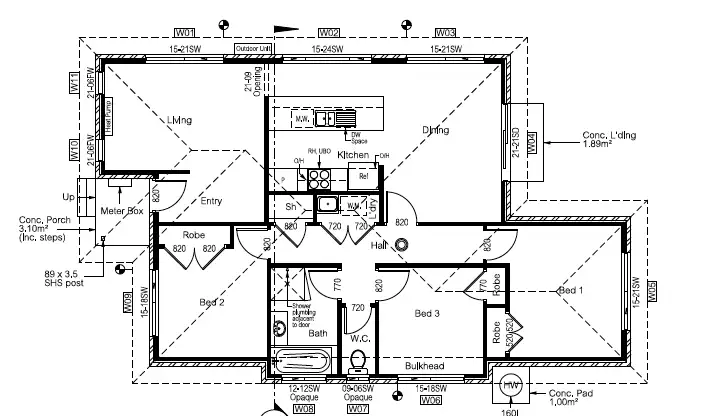 Floorplan of Homely apartment listing, 3/9a Eaton Place, Bridgewater TAS 7030