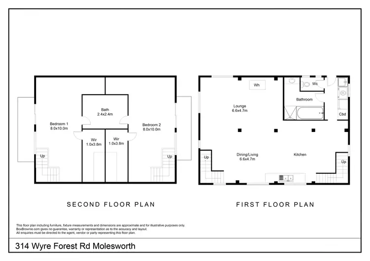 Floorplan of Homely house listing, 314 Wyre Forest Road, Molesworth TAS 7140