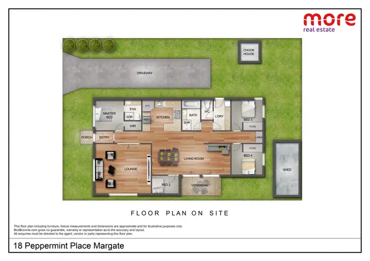 Floorplan of Homely house listing, 18 Peppermint Place, Margate TAS 7054