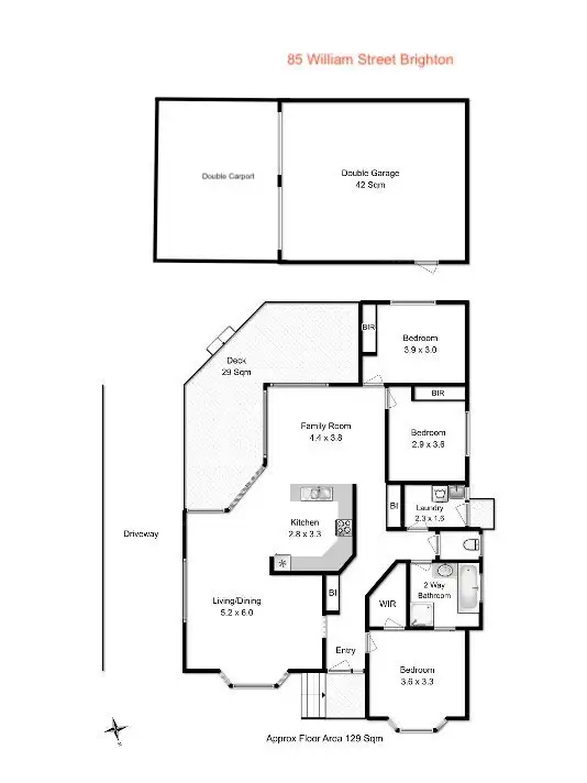 Floorplan of Homely house listing, 85 William Street, Brighton TAS 7030