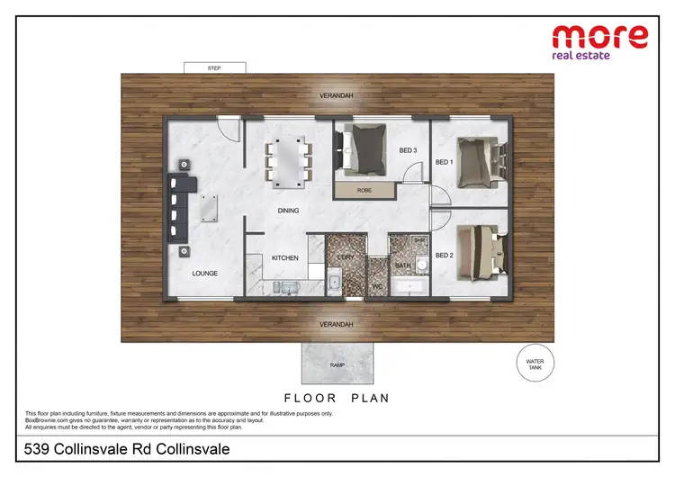 Floorplan of Homely house listing, 539 Collinsvale Road, Collinsvale TAS 7012