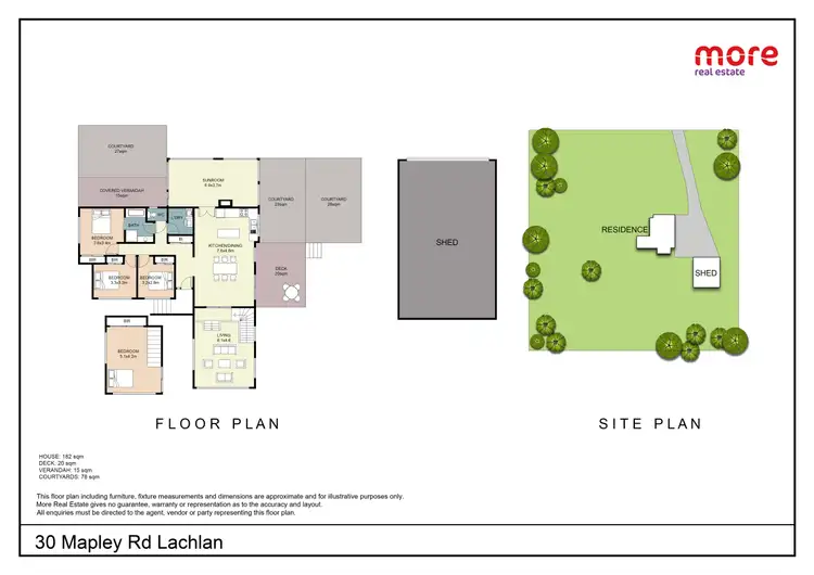 Floorplan of Homely rural property listing, 30 Mapley Road, Lachlan TAS 7140