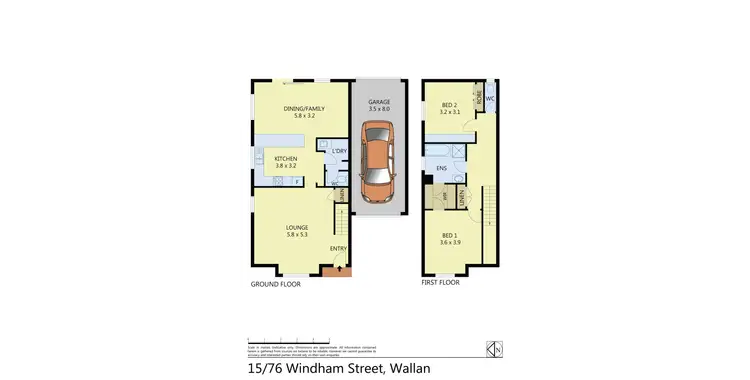 Floorplan of Homely unit listing, 15/76 Windham Street, Wallan VIC 3756