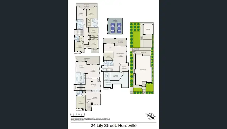 Floorplan of Homely house listing, 24 Lily Street, Hurstville NSW 2220