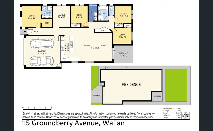 Floorplan of Homely house listing, 15 Groundberry AVenue, Wallan VIC 3756
