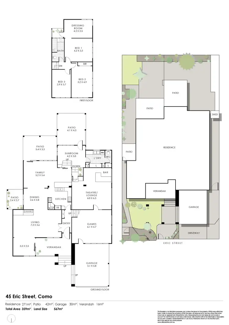 Floorplan of Homely house listing, 45 Eric Street, Como WA 6152