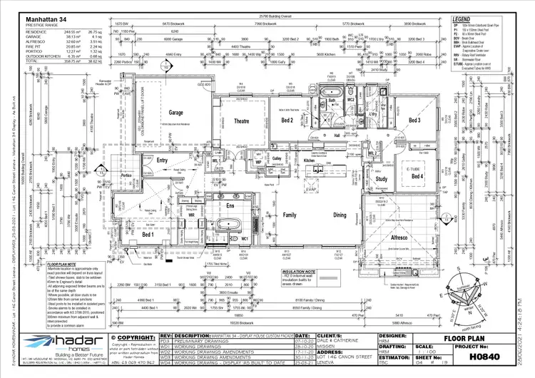 Floorplan of Homely house listing, 23 Canon Street, Leneva VIC 3691