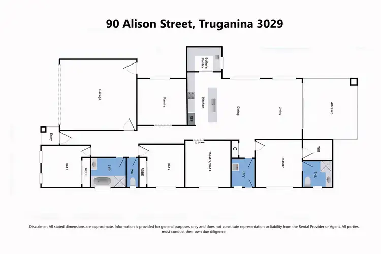 Floorplan of Homely house listing, 90 Alison Street, Truganina VIC 3029