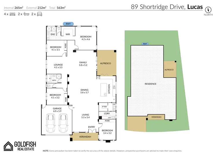 Floorplan of Homely house listing, 89 Shortridge Drive, Lucas VIC 3350