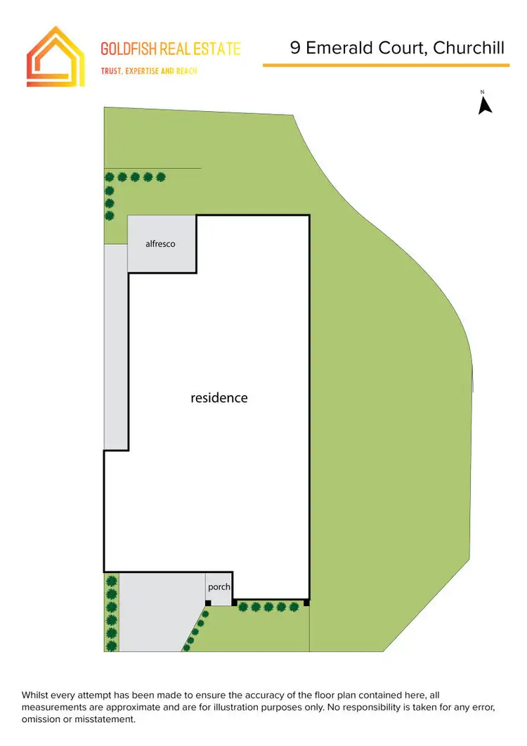 Floorplan of Homely house listing, 9 Emerald Court, Churchill VIC 3842