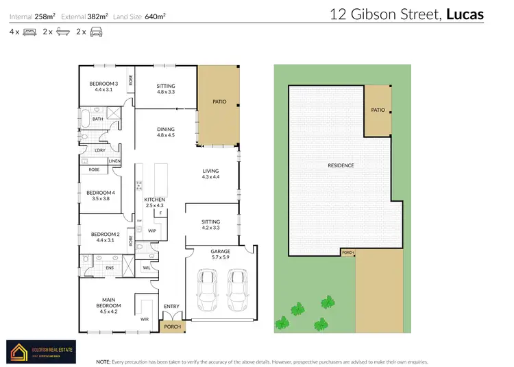 Floorplan of Homely house listing, 12 Gibson Street, Lucas VIC 3350