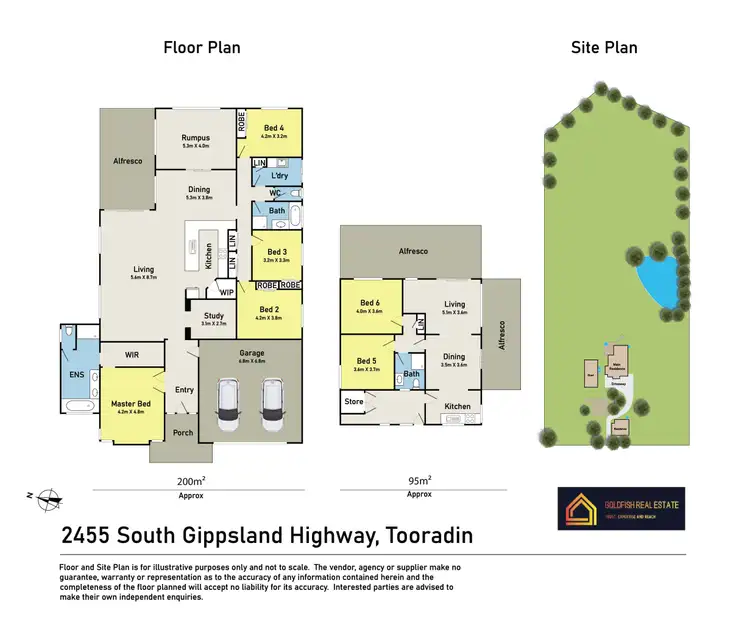 Floorplan of Homely rural property listing, 2455 South Gippsland Highway, Tooradin VIC 3980