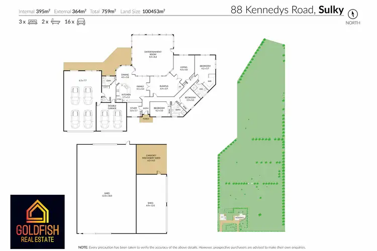 Floorplan of Homely rural property listing, 88 Kennedys Road, Sulky VIC 3352