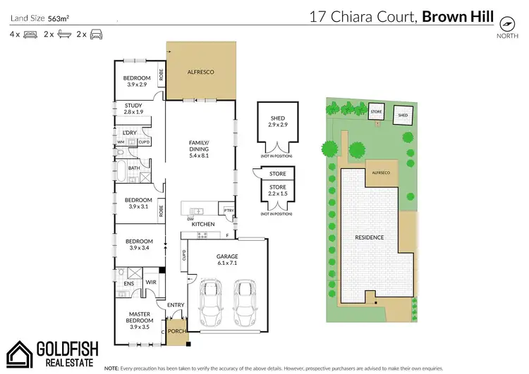 Floorplan of Homely house listing, 17 Chiara Court, Brown Hill VIC 3350