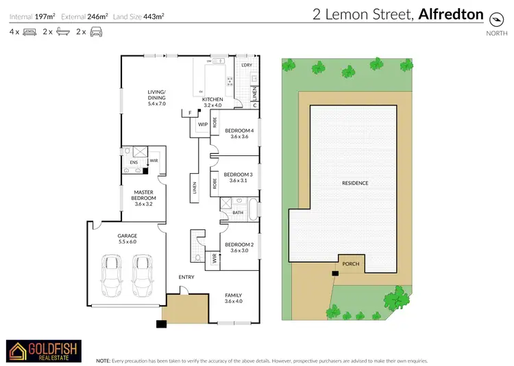 Floorplan of Homely house listing, 2 Lemon Street, Alfredton VIC 3350