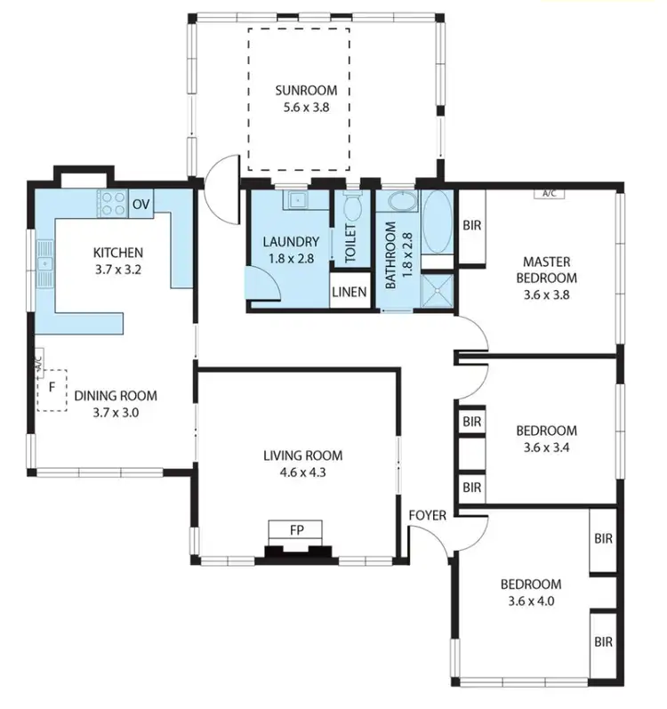 Floorplan of Homely house listing, 9 Lester Street, Sailors Gully VIC 3556