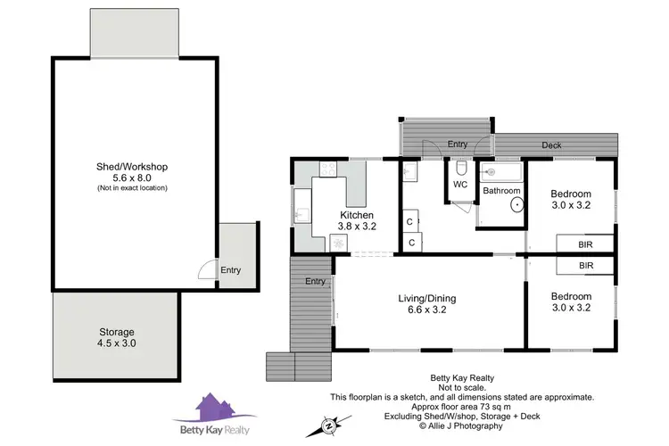 Floorplan of Homely house listing, 74 boyndey Road, Black River TAS 7321