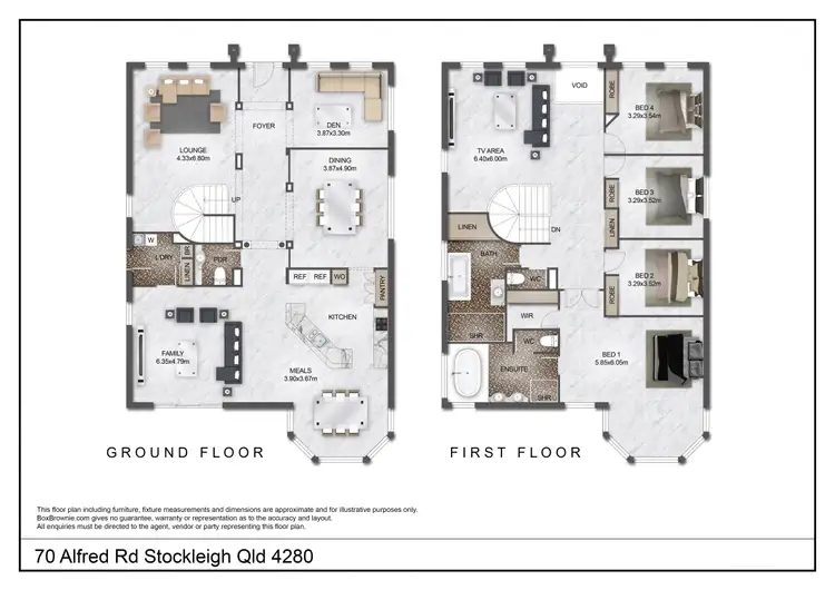 Floorplan of Homely house listing, 70-82 Alfred Road, Stockleigh QLD 4280