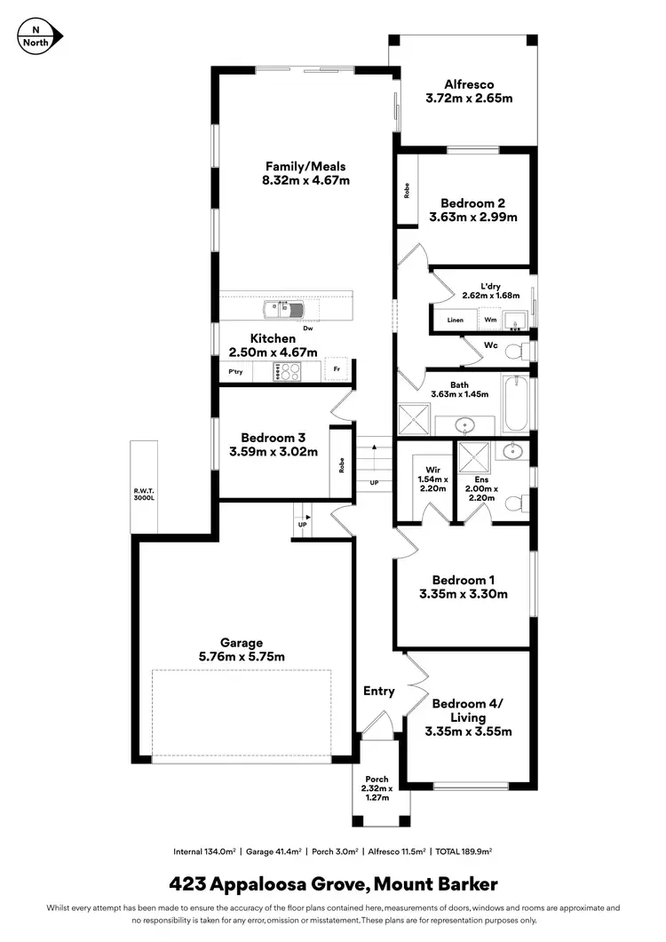 Floorplan of Homely house listing, 23 Appaloosa Gr, Mount Barker SA 5251