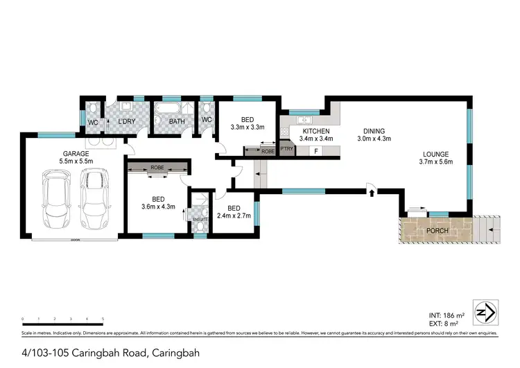 Floorplan of Homely villa listing, 4/103 CARINGBAH ROAD, Caringbah NSW 2229