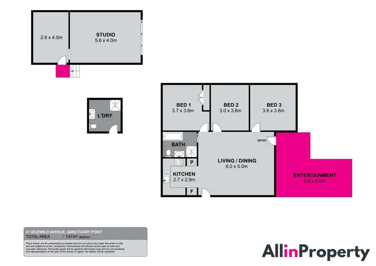 Floorplan of Homely house listing, 21 Idlewild Avenue, Sanctuary Point NSW 2540