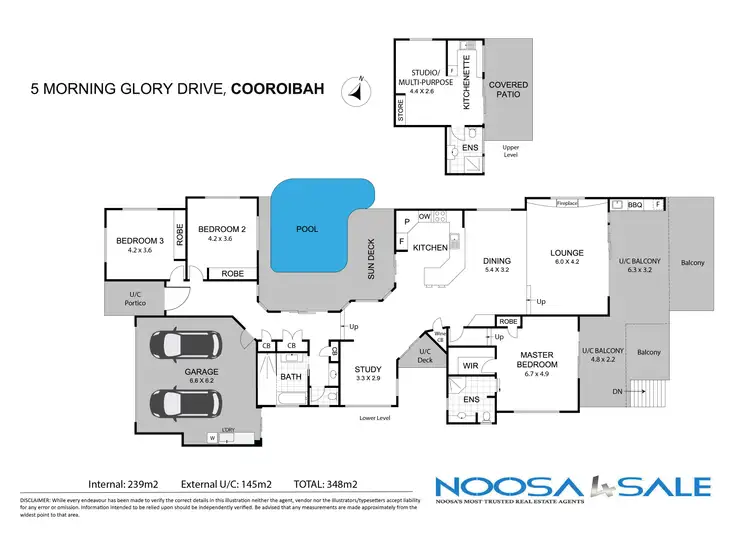 Floorplan of Homely house listing, 5 Morning Glory Drive, Cooroibah QLD 4565