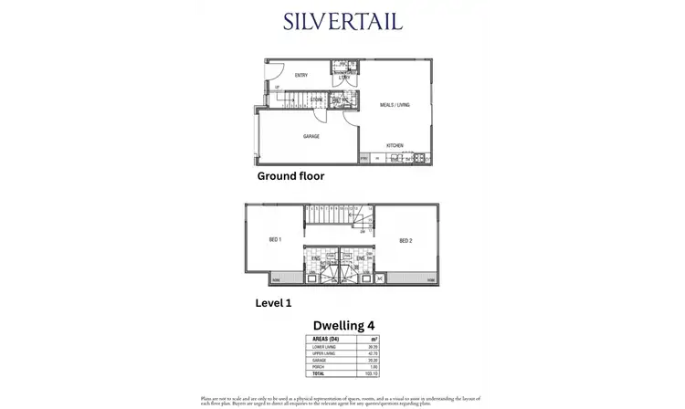 Floorplan of Homely townhouse listing, 4/4 Benton Court, Modbury SA 5092